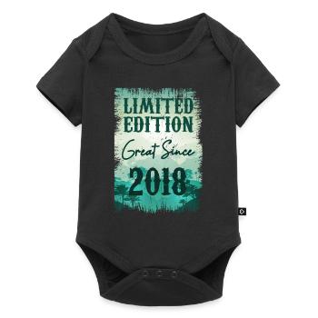 One of a kind since 2018 - Baby Premium short-sleeve bodysuit - black - Front