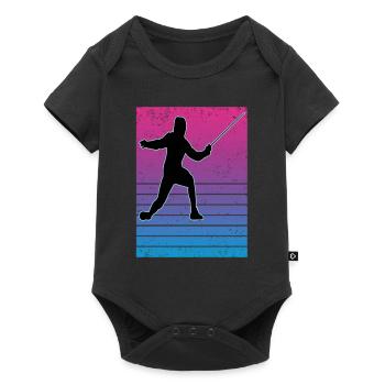 Fencing Fencing Sport Fencing - Baby Premium short-sleeve bodysuit - black - Front