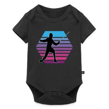 Fencing Fencing Sport Fencing - Baby Premium short-sleeve bodysuit - black - Front
