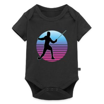 Fencing Fencing Sport Fencing - Baby Premium short-sleeve bodysuit - black - Front
