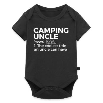 Camping Camping Camping-car - Body à manches courtes Premium Bébé - noir - Devant