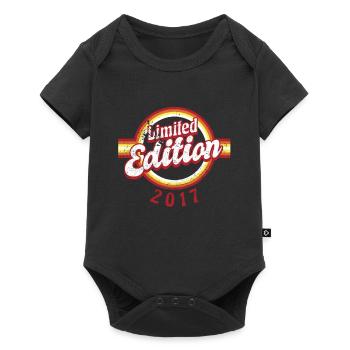 Limited Edition 2017 Vintage - Baby Premium Kurzarmbody - Schwarz - Vorne