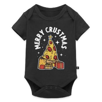 Pizza Christmas Christmas Dinner Gift - Baby Premium short-sleeve bodysuit - black - Front