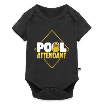 Rubber Ducks Duck Duck Lovers Bathroom - Baby Premium short-sleeve bodysuit - black - Front