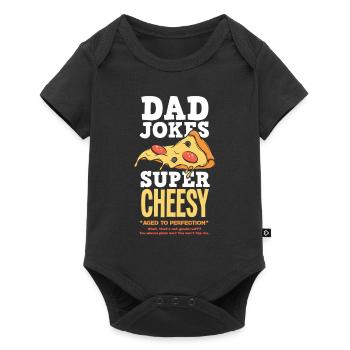 Papa Père Cadeau de la fête des pères - Body à manches courtes Premium Bébé - noir - Devant