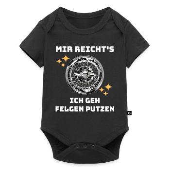 Mir reicht's ich geh Felgen putzen Auto Liebhaber - Baby Premium Kurzarmbody - Schwarz - Vorne