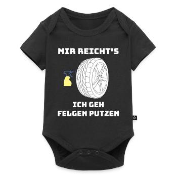 Mir reicht's ich geh Felgen putzen Auto Liebhaber - Baby Premium Kurzarmbody - Schwarz - Vorne