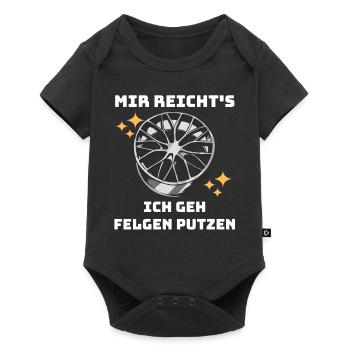 Mir reicht's ich geh Felgen putzen Auto Liebhaber - Baby Premium Kurzarmbody - Schwarz - Vorne