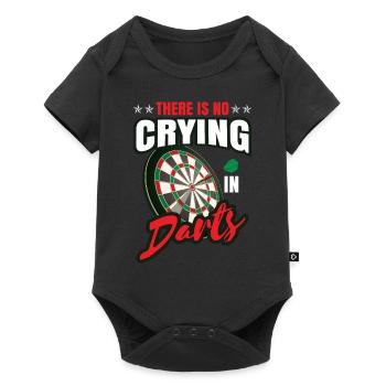 Es gibt kein Weinen in Darts - Baby Premium Kurzarmbody - Schwarz - Vorne