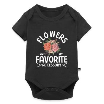Landschaftsgärtner Hobbygärtner Gärtner - Baby Premium Kurzarmbody - Schwarz - Vorne
