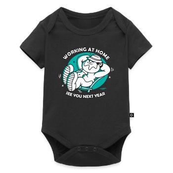 Funny Home Office Saying See You Next Year - Baby Premium short-sleeve bodysuit - black - Front