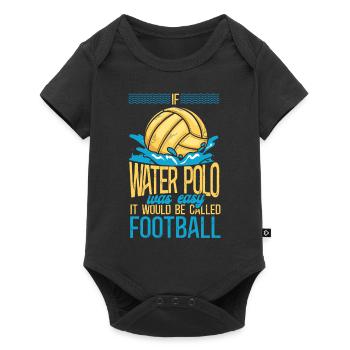 Water Polo Vintage If Water Polo - Baby Premium short-sleeve bodysuit - black - Front