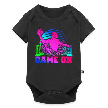 Water Polo Retro 80s 90s Game On - Baby Premium short-sleeve bodysuit - black - Front