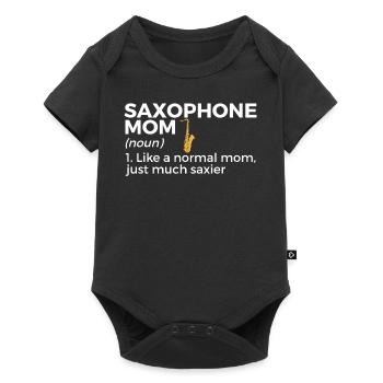 Musiciens de saxophone Musique de cuivres - Body à manches courtes Premium Bébé - noir - Devant