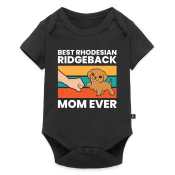 Best Rhodesian Ridgeback Mom Ever - Baby Premium short-sleeve bodysuit - black - Front