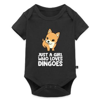 Just a Girl Who Loves Dingoes - Baby Premium short-sleeve bodysuit - black - Front