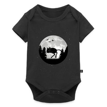 Gerbil Moon Racing Rat Gerbil - Baby Premium short-sleeve bodysuit - black - Front