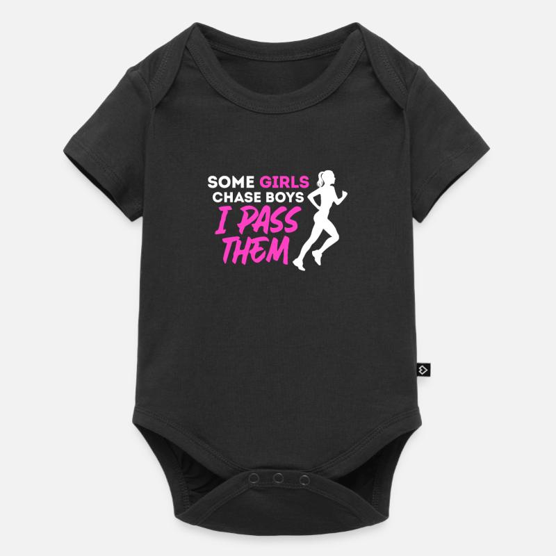 Courir - Body à manches courtes Premium Bébé - noir
