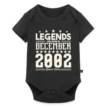 Legends Are Born In December 2002.Gift anniversary - Baby Premium short-sleeve bodysuit - black - Front
