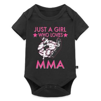 Arts martiaux mixtes Arts martiaux Mma Femmes - Body à manches courtes Premium Bébé - noir - Devant