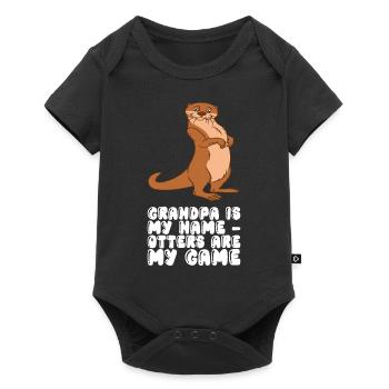 Cute otter puns and otter jokes - Baby Premium short-sleeve bodysuit - black - Front