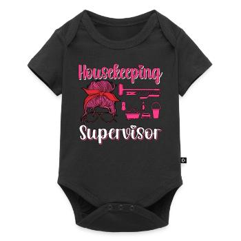 Housekeeper Maid Cleaner - Baby Premium short-sleeve bodysuit - black - Front