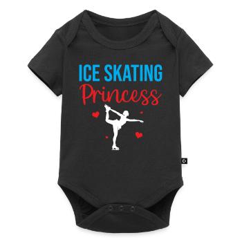 Figure Ice Skating - Ice Skating Princess - Baby Premium short-sleeve bodysuit - black - Front