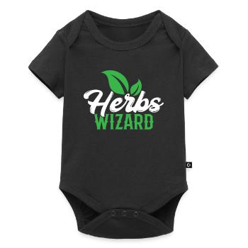 Herb Wizard Herb Garden Herb Herbalism - Body à manches courtes Premium Bébé - noir - Devant