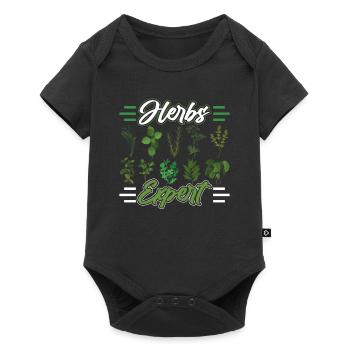 Herb Expert Herb Herb Herbes du jardin - Body à manches courtes Premium Bébé - noir - Devant