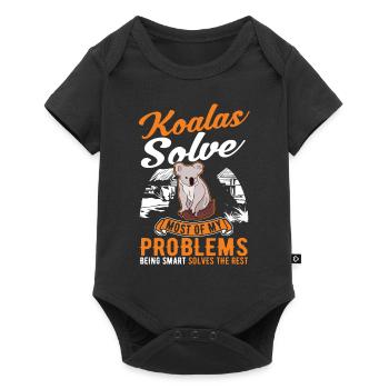 Koala Gift Koala Bear - Baby Premium short-sleeve bodysuit - black - Front
