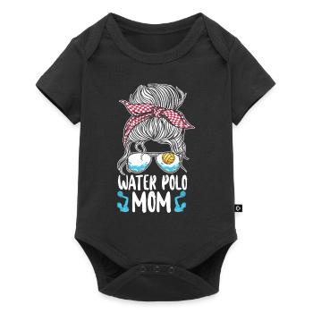 Water Polo Mom Sunglasses Water - Baby Premium Kurzarmbody - Schwarz - Vorne