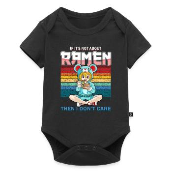 Drôle de style kawaii Ramen Lover Girls - Body à manches courtes Premium Bébé - noir - Devant