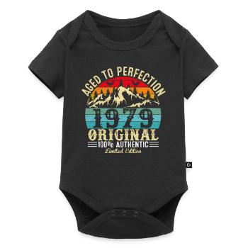 Aged to perfection 1979 Original - Baby Premium short-sleeve bodysuit - black - Front