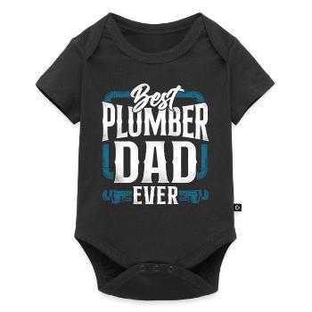 Plumbing Plumber Dad Vintage Best - Baby Premium short-sleeve bodysuit - black - Front