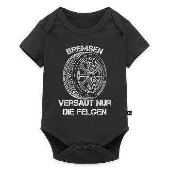 Mir reicht's ich geh Felgen putzen Auto Liebhaber - Baby Premium Kurzarmbody - Schwarz - Vorne