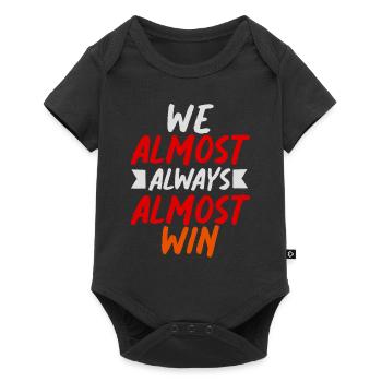 We Almost Always Almost Win Sport Team - Baby Premium short-sleeve bodysuit - black - Front