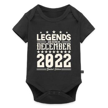 Legends Are Born In December 2022.Gift anniversary - Baby Premium short-sleeve bodysuit - black - Front