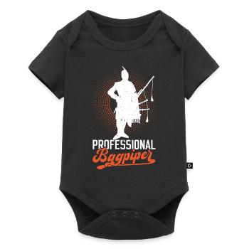 Professional Bagpiper - Baby Premium Kurzarmbody - Schwarz - Vorne