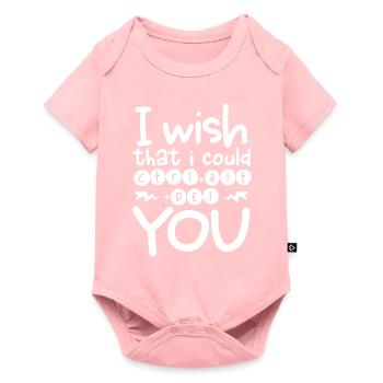 Cadeau sarcastique J’aimerais pouvoir CTRL ALT DEL YOU - Body à manches courtes Premium Bébé - rose - Devant