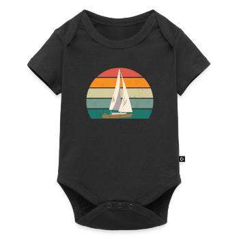 voile saillier saillier voilier voilier voilier bateau - Body à manches courtes Premium Bébé - noir - Devant