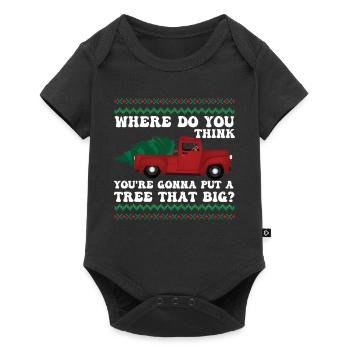Wo glaubst du, wirst du einen Baum setzen, der - Baby Premium Kurzarmbody - Schwarz - Vorne