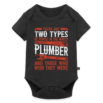 Plumbing Plumber Vintage There Are - Baby Premium short-sleeve bodysuit - black - Front