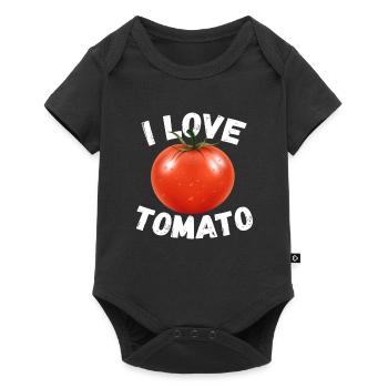 Tomaten Liebe für Gärtner Vegetarier für - Baby Premium Kurzarmbody - Schwarz - Vorne