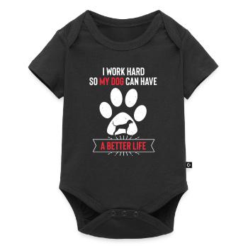 Black and Tan Coonhound - Baby Premium short-sleeve bodysuit - black - Front