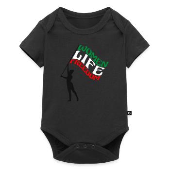 Cute Iranian Women - Women Life Freedom - Baby Premium short-sleeve bodysuit - black - Front