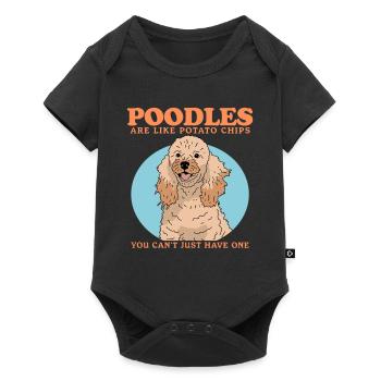 Poodle Dogs Dog Lovers Dog Owners Gift - Baby Premium short-sleeve bodysuit - black - Front