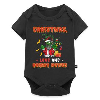 Horror Movie Zombie Santa Christmas Love Horror - Baby Premium short-sleeve bodysuit - black - Front