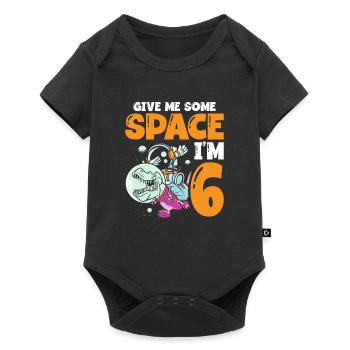 Gib Mir Etwas Platz, Ich Bin 6 Astronauten Alles - Baby Premium Kurzarmbody - Schwarz - Vorne
