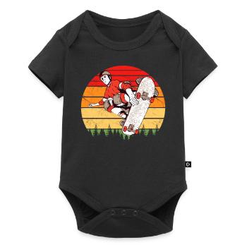 Skaters Skate Skateboarding Skateboard - Body à manches courtes Premium Bébé - noir - Devant