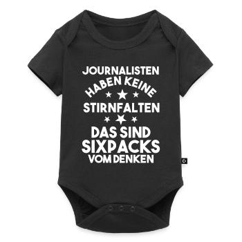 Reporter Journalistik Journalist - Baby Premium Kurzarmbody - Schwarz - Vorne